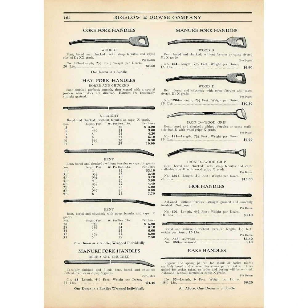 VTG Print Ad Sidewalk Cleaner Chisel Challenger True Temper Shovel Handle Manure